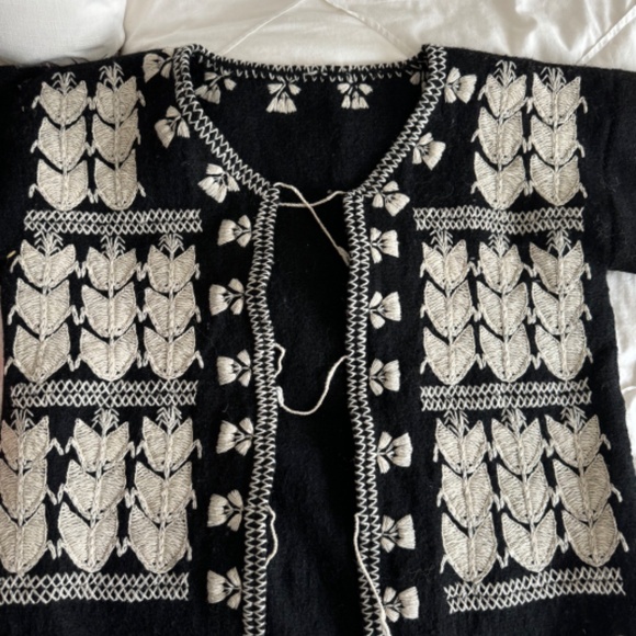 Thevintagejesus embroidered wool jacket sweater - Picture 9 of 11